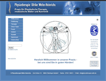 Tablet Screenshot of physiotherapie-welte.de